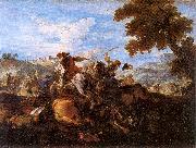Parrocel, Joseph Cavalry Battle Germany oil painting artist